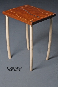 STONE INLAID Side Table